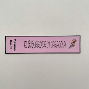 Marcapáginas El susurro de la caracola