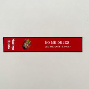 Marcapáginas No me dejes (Ne me quitte pas)