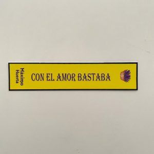 Marcapáginas Con el amor bastaba
