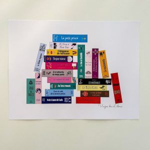 Lámina novelas francesas (en francés)
