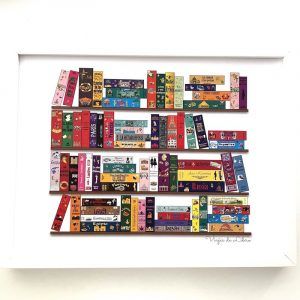 Lámina guías de viaje y sus novelas