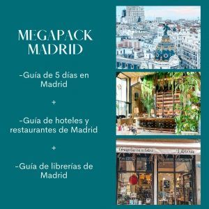 Megapack Guías de Madrid (Guía de la ciudad+Hoteles y restaurantes+Librerías)