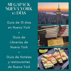 Megapack Guías de Nueva York (Guía de la ciudad 10 días+Hoteles y restaurantes+Librerías)