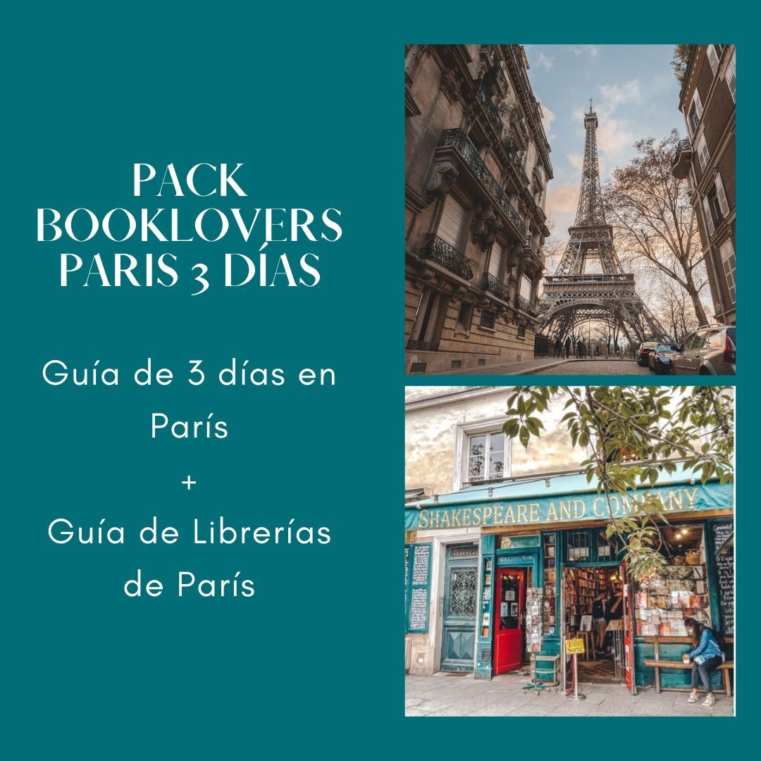 Pack Booklovers París 3 días