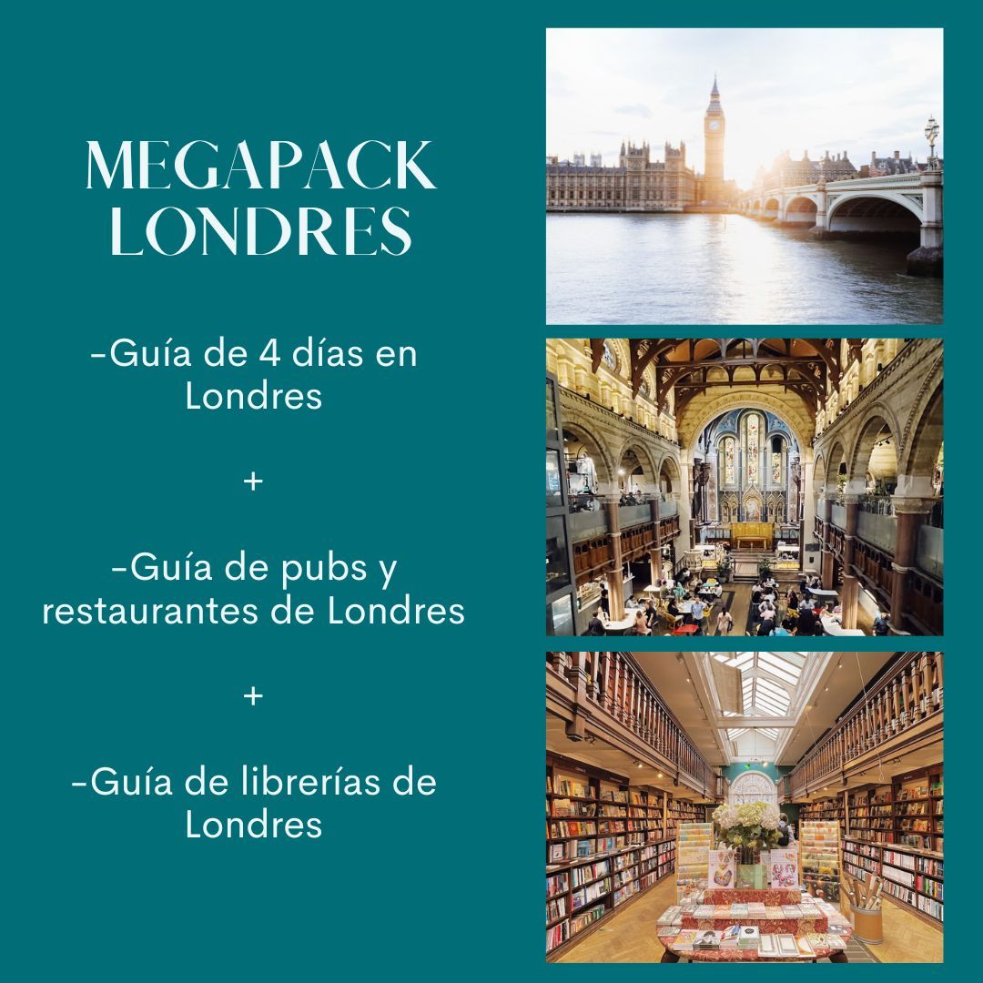 Megapack Guías de Londres (Guía de la ciudad+Pubs y restaurantes+Librerías)
