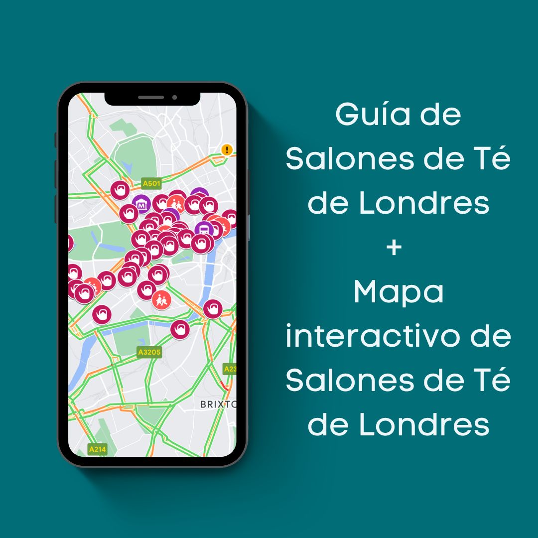 Guía de salones de té de Londres + mapa interactivo