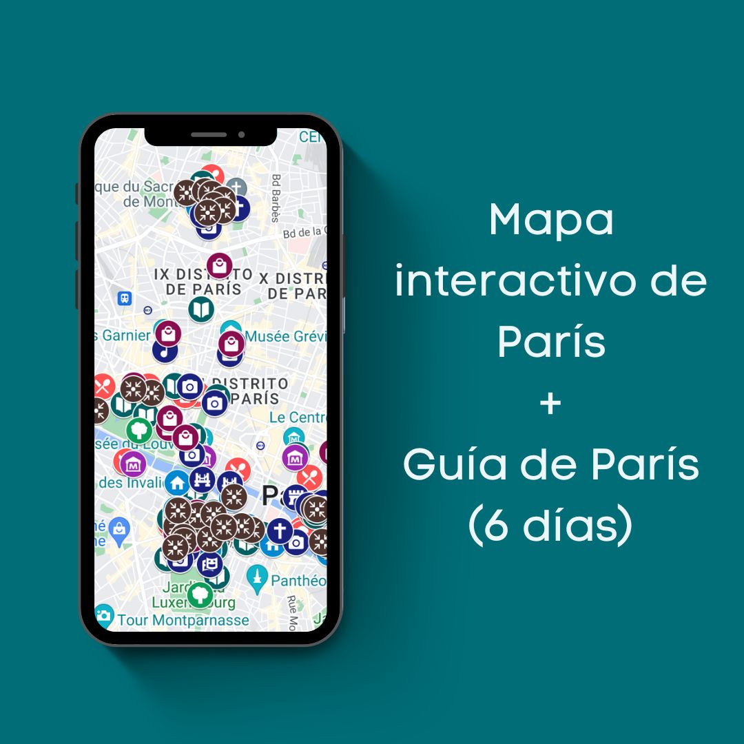 Guía de París (6 días/5 noches) + mapa interactivo