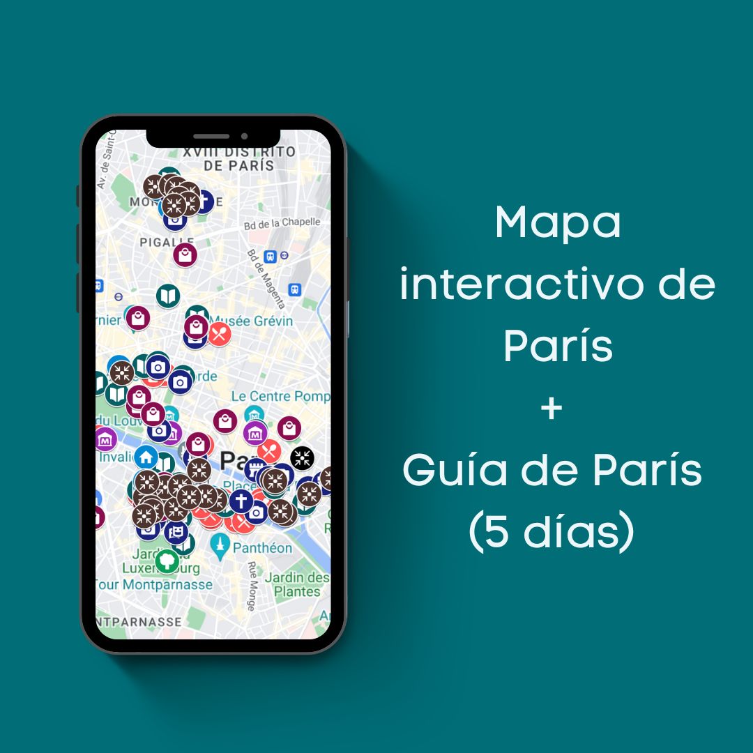 Guía de París (5 días/4 noches) + mapa interactivo