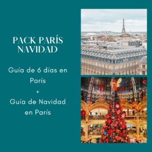 Pack París Navidad (Guía 6 días + Guía de Navidad 2026) + mapa interactivo de regalo (PREVENTA)