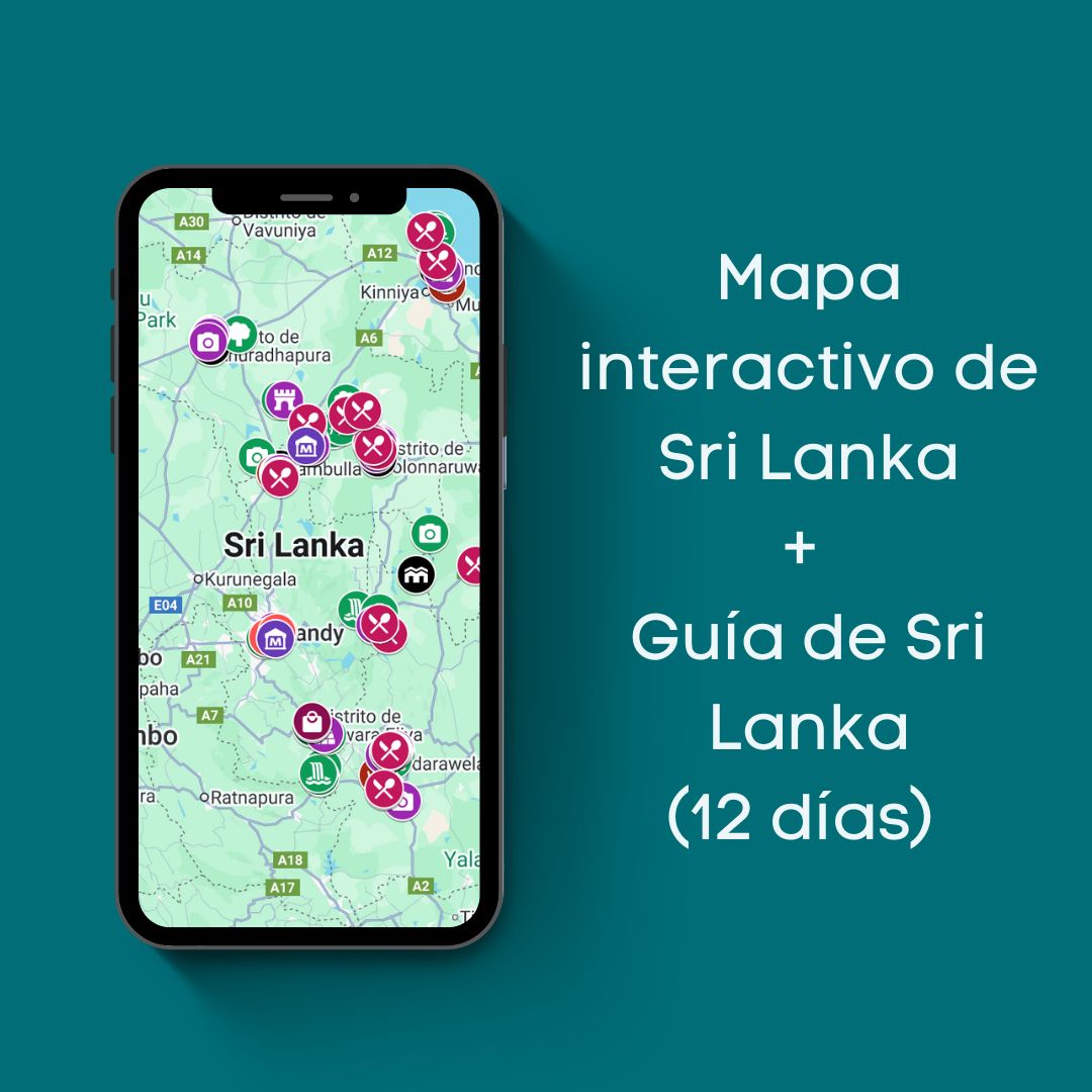 Guía de Sri Lanka (12 días) + mapa interactivo