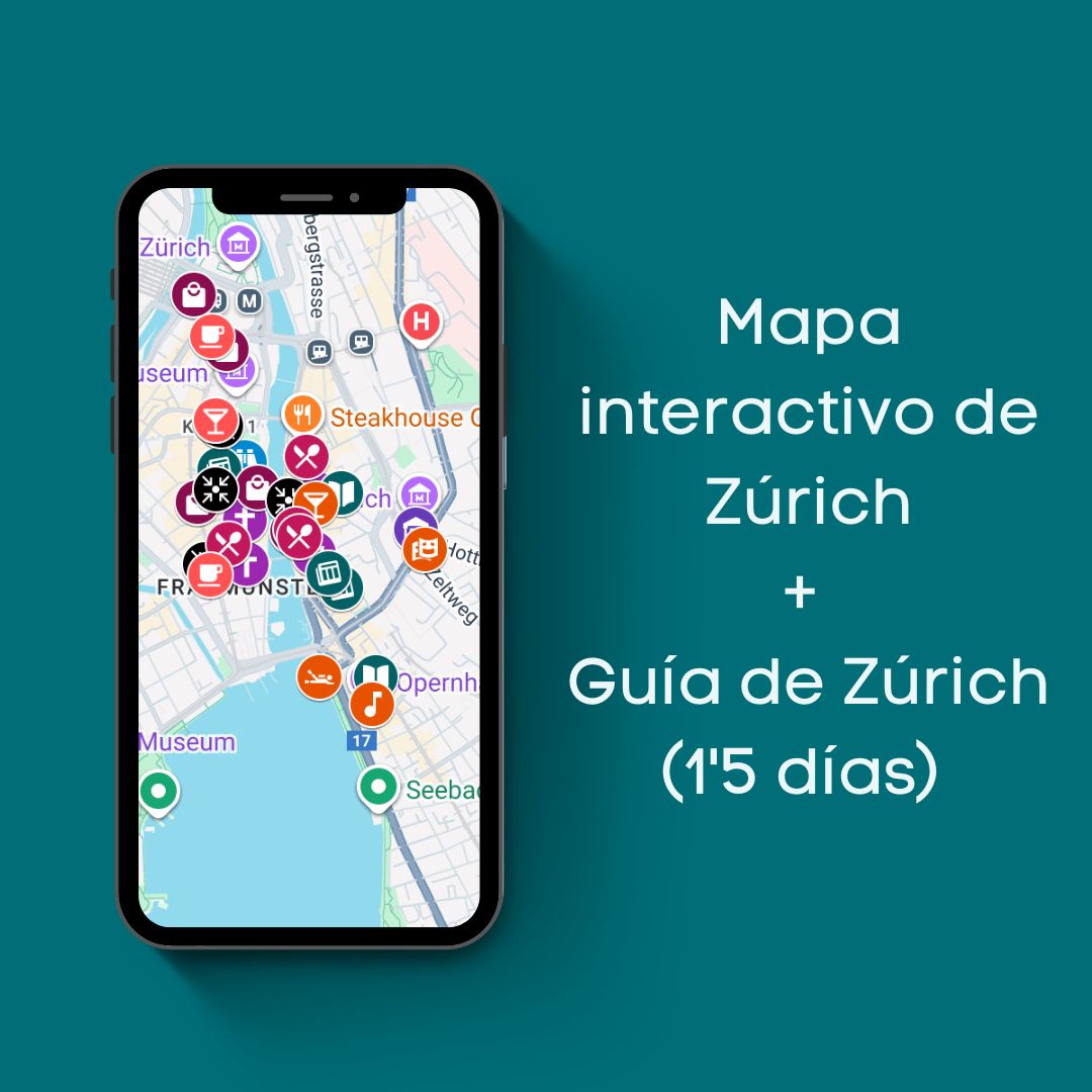 Guía de Zúrich (1,5 días) + mapa interactivo