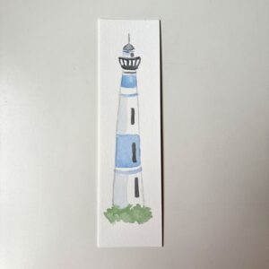 Marcapáginas Faro (Acuarela original)