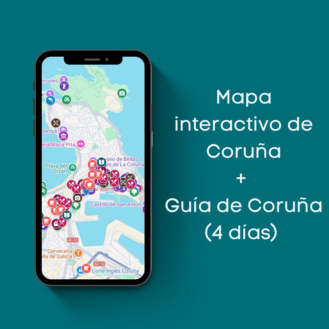 Guía de Coruña (4 días) + mapa interactivo