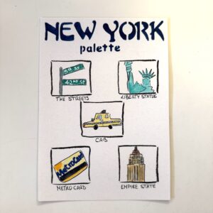 New York Palette (Ilustración original)