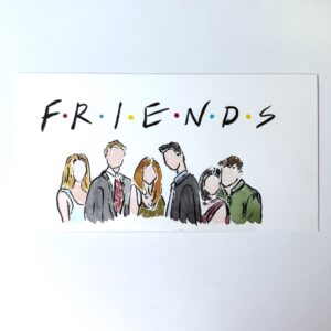 Friends (Acuarela original)