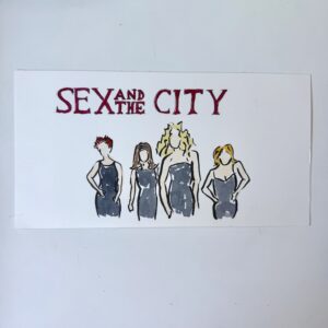 Sex & the City (Acuarela original)